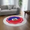 Haitian Flag Round Rug – Brighten Your Space with National Pride