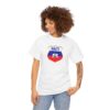 Unisex Heavy Cotton Tee With Haitian Flag