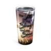 Faithful Strength Christian Tumbler, Inspirational Travel Mug, Scripture Verse Gift, Religious Drinkware, Bible Quote Cup