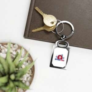 ISTWA PAM Rectangle Photo Keyring Gift